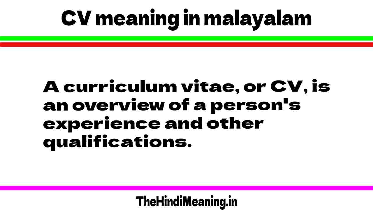 Curriculum meaning in malayalam